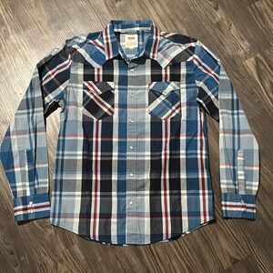 Levi's western pearl snap shirt